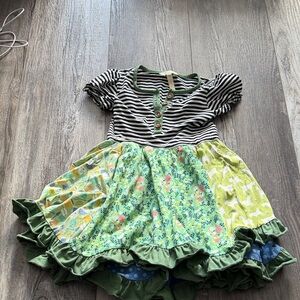 Matilda Jane Striped and Floral Patchwork Dress